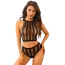 Комплект JSY Sexy Lingerie WW7006, черный: топ + трусики-стринги - Фото №1
