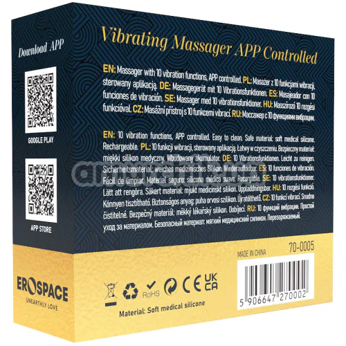 Кліторальний вібратор Sweet Play Vibrating Massager APP Controlled A5, фіолетовий