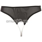 Трусики-стрінги Cottelli Collection Lingerie, чорні - Фото №1