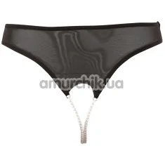 Трусики-стринги Cottelli Collection Lingerie, чёрные - Фото №1
