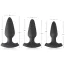 Анальная пробка с вибрацией Booty Sparks 28X Laser Heart Anal Plug With Remote Control Medium, черная - Фото №6