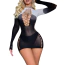 Сукня Star Night Sensual Party Mini Dress, чорно-біла - Фото №4