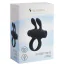 Віброкільце для члена S Pleasures Premium Rabbit Ring, чорне - Фото №3
