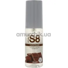 Оральный лубрикант Stimul8 Flavored Lube - шоколад, 50 мл - Фото №1