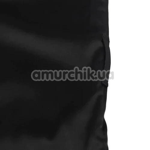 Пеньюар Star Night Ruth Satin & Lace Long Sleeve Robe, чорний