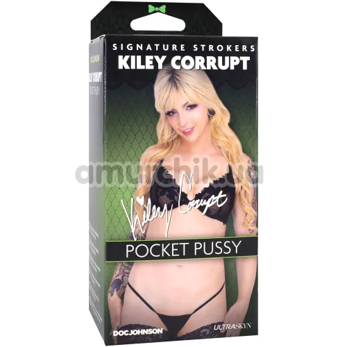 Искусственная вагина Signature Strokers Kiley Corrupt Pocket Pussy, телесная