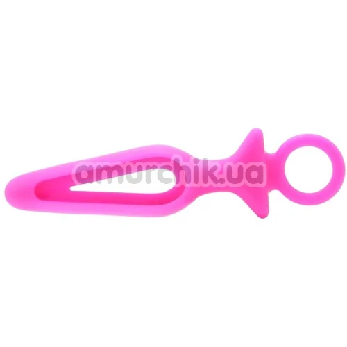 Анальная пробка Booty Call Silicone Groove Probe, розовая