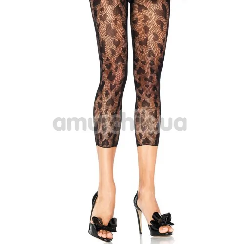 Леггинсы Leg Avenue Sweetheart Net Footless Tights (модель 7309), черные