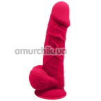 Фаллоимитатор Real Love Premium Silicone Dildo 8.5 с мошонкой, розовый - Фото №1