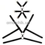 Портупея Love Hit Bondage Harness For Men Mod. 6, черная - Фото №1