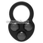 Эрекционное кольцо Ramrod Cockring Triple Weight, черное - Фото №1