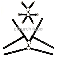Портупея Love Hit Bondage Harness For Men Mod. 6, чорна - Фото №1