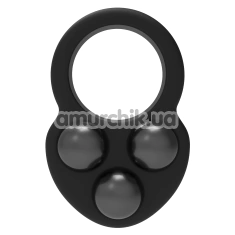 Ерекційне кільце Ramrod Cockring Triple Weight, чорне - Фото №1