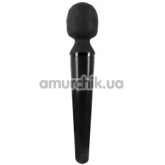 Універсальний вібромасажер Rechargeable Power Wand, чорний - Фото №1