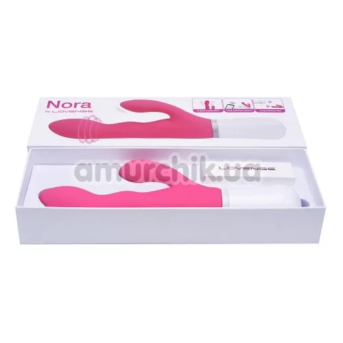 Вібратор Lovense Nora, рожевий
