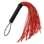 Флоггер DS Fetish Rope Flogger, красно-чёрный - Фото №2