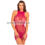Платье Reckless Lace Mini Dress, бордовое - Фото №1