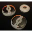 Зажимы на соски с вибрацией Qingnan No.3 Wireless Control Vibrating Nipple Clamps, бежевые - Фото №6
