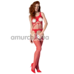Комбинезон Passion Free Your Senses BS106, красный - Фото №1