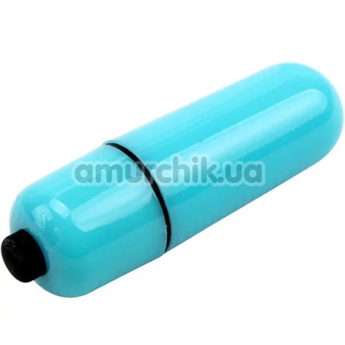 Кліторальний вібратор My First Mini Love Bullet Blue, блакитний