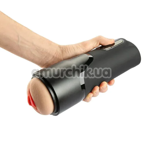 Мастурбатор с вибрацией и всасыванием Otouch Airturn 4 Masturbator, черный