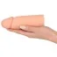 Насадка на пеніс Nature Skin Extension Sleeve  +4cm, тілесна - Фото №4