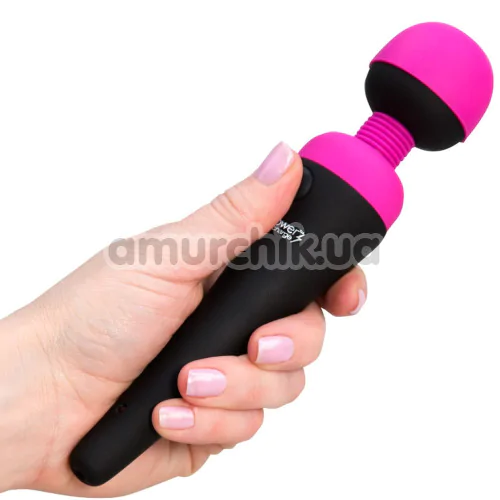 Універсальний вібромасажер Palm Power Recharge Massage Wand, рожевий