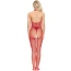 Комбінезон Star Night Neck Open Bra Bodystocking, червоний - Фото №4
