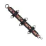 Бондажний набір Lockink The Flowering Serpent Leather Bondage Restraint Set 12PC, чорний - Фото №13