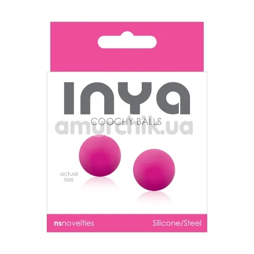 Вагінальні кульки Inya Coochy Balls, рожеві