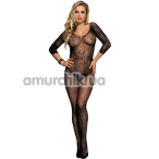 Комбинезон Star Night Leaf Net Bodystocking, черный - Фото №1