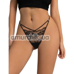 Трусики-стрінги Star Night Strap Detail Panties, чорні - Фото №1