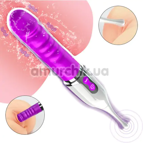 Вібратор Clitoris and Vaginal Stimulator, фіолетовий
