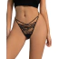 Трусики-стрінги Star Night Strap Detail Panties, чорні - Фото №1