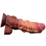Фаллоимитатор Dual-Layered Silicone Nature Cock LV411073, коричневый - Фото №8