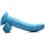 Фаллоимитатор Pop Peckers Dildo With Balls 7.5, голубой - Фото №3