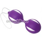 Вагинальные шарики Essensual Silicone Kegel Balls, фиолетовые - Фото №1