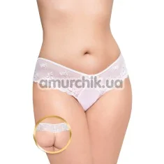 Трусики-стринги G-string Plus Size белые (модель 2420) - Фото №1
