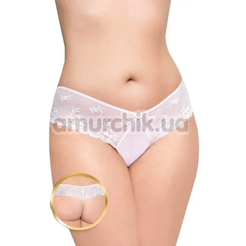 Трусики-стринги G-string Plus Size белые (модель 2420)