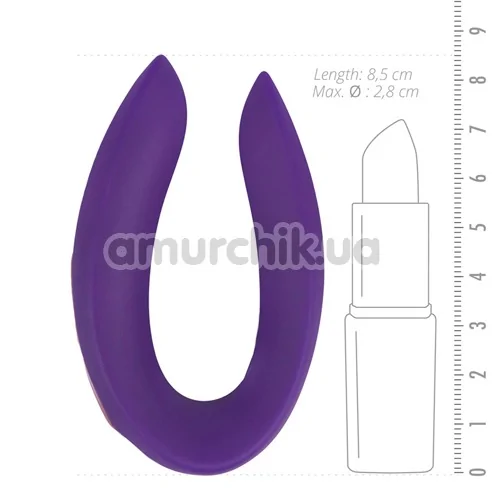 Вібратор Satisfyer Double Plus, фіолетовий