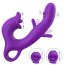 Вибратор для клитора и точки G Sweet Play G-Spot Vibrator With Clitoral Licking & Flapping A17, фиолетовый - Фото №14
