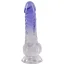 Фаллоимитатор Crystal Clear Dildo With Balls - Фото №3