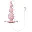 Анальна пробка Qingnan No.8 Mini Vibrating Anal Beads, рожева - Фото №2