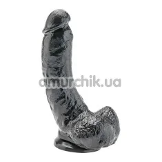Фаллоимитатор Get Real Dildo 8, черный - Фото №1