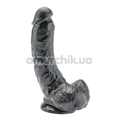 Фалоімітатор Get Real Dildo 8, чорний - Фото №1