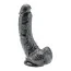 Фалоімітатор Get Real Dildo 8, чорний - Фото №1