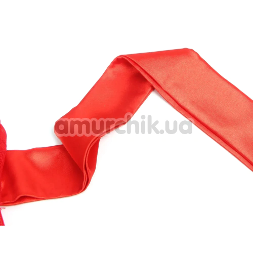 Боді Star Night Ribbon Body With Garters, червоне
