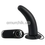 Вібратор для точки G Black Vibe Silicone, чорний - Фото №1