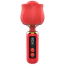 Клиторальный вибратор Loviss Rose Massage Wand Vibrator, красный - Фото №1