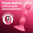 Фалоімітатор Satisfyer Triple Ball-R, рожевий - Фото №7